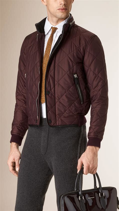 burberry boys quilted jacket|Burberry men's quilted bomber jackets.